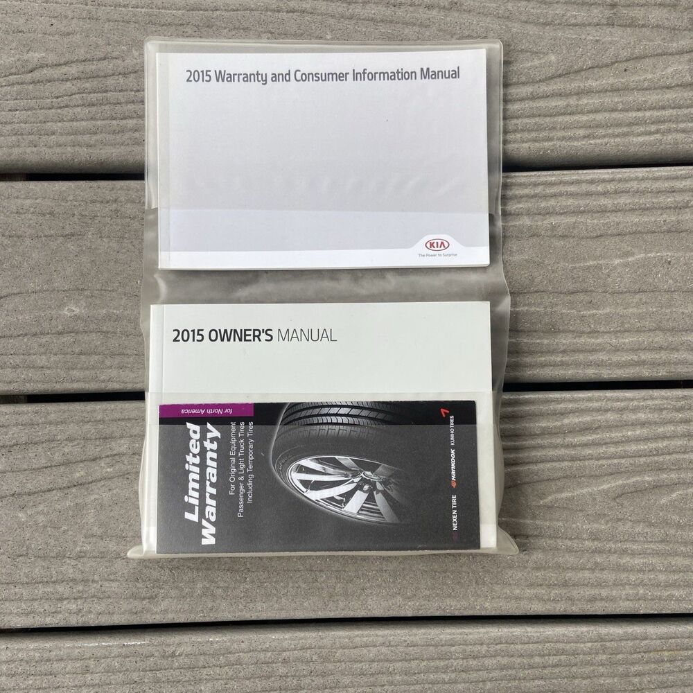 2015 Kia Forte Owners Manual Set OEM FA7O-EU48G